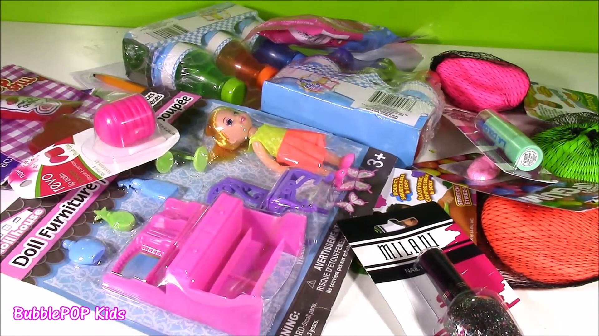 Dollar Tree Haul Bonanza Squishy Dough Balls Nail Polish Lip Balm