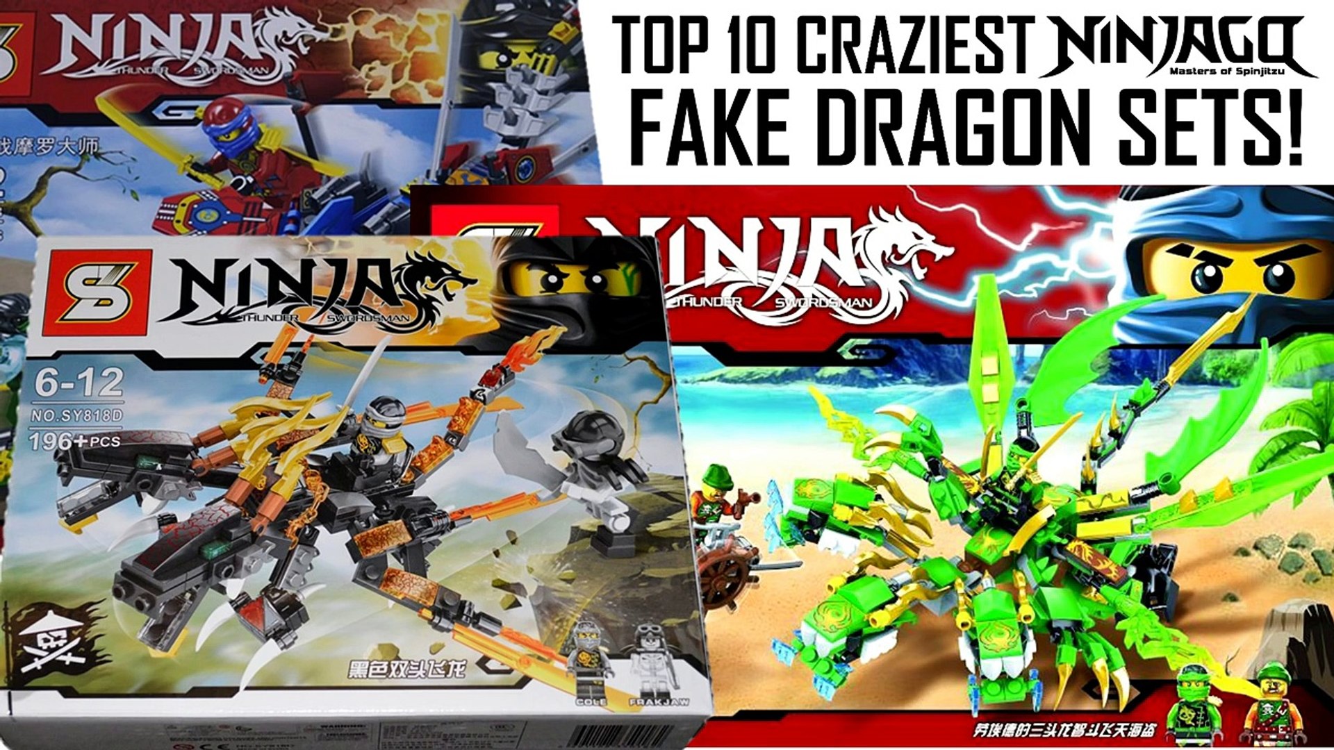 TOP 10 CRAZIEST LEGO NINJAGO FAKE DRAGON SETS!─影片 Dailymotion