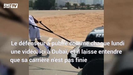 "Je reviendrai plus fort que jamais" assure Evra depuis Dubaï (en tirant une voiture)