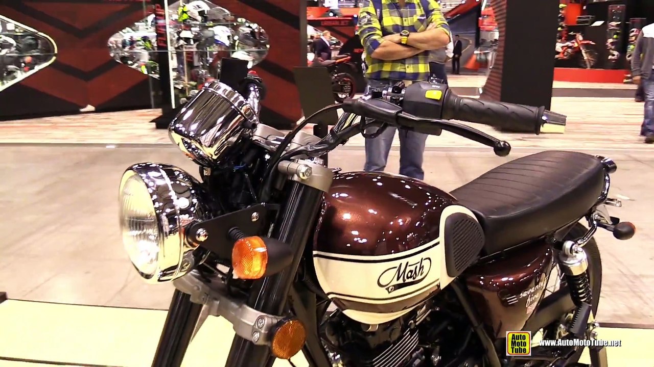 2017 Mash Seventy Five 125  Walkaround  2016 EICMA Milan