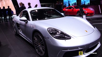 2017 Porsch 18 Cayman S  Exterior Walkaround  2017 Geneva Motor Show