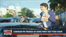 Canadian PM Trudeau sa isang Pinoy fast food chain