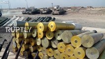 Syria: Army exhibits IS weapon stockpile in Deir ez-Zor following liberation