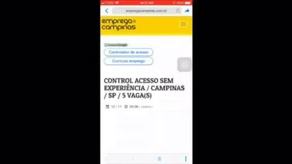 Cuidado com o golpe do emprega campinas