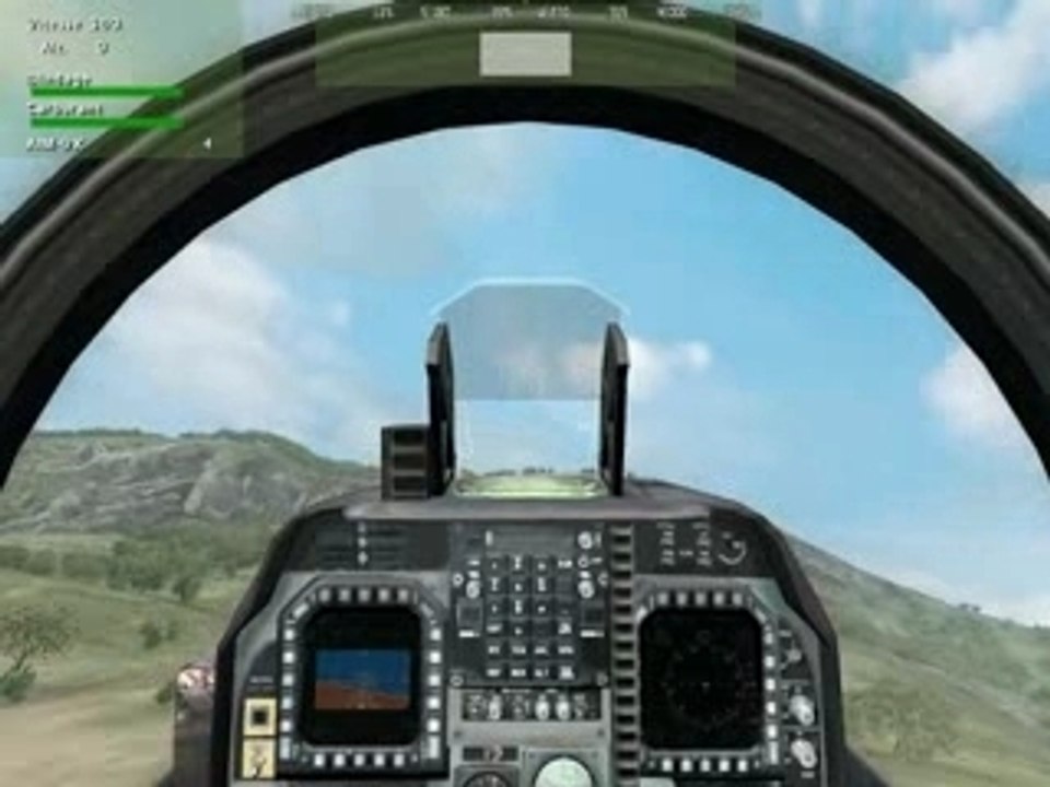 En Harrier sous les ponts de Sahrani