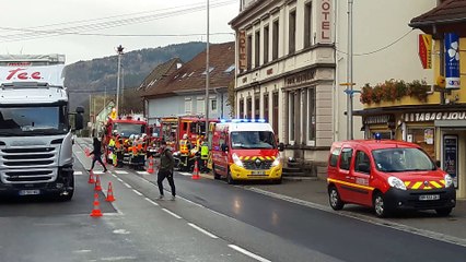Voiture contre camion à Willer-sur-Thur