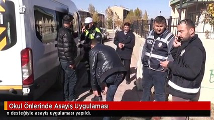 Okul Önlerinde Asayiş Uygulaması