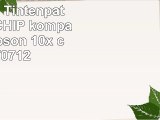 Silvertrade  10 x kompatible XL Tintenpatronen mit CHIP kompatibel zu Epson 10x cyan