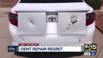 Valley man says he paid for dent repairs but the job was never done