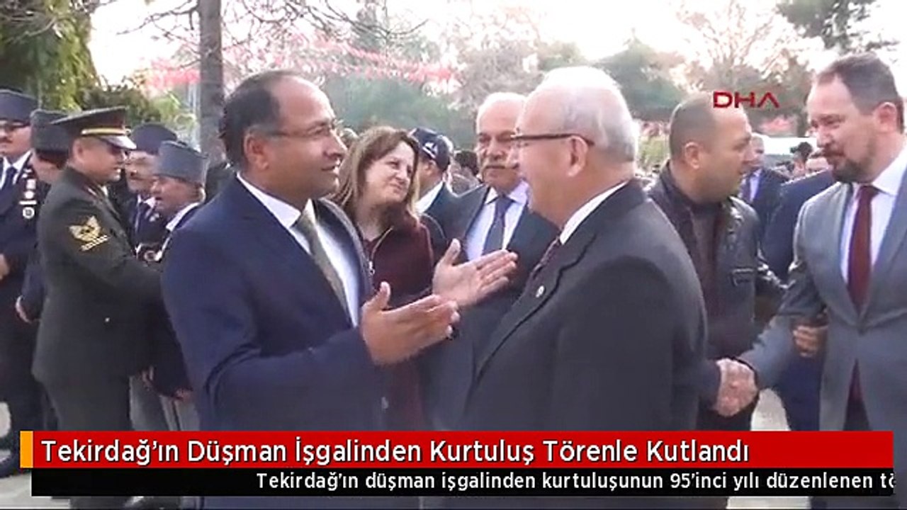 Tekirdağ'ın Düşman İşgalinden Kurtuluş Törenle Kutlandı