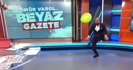 Ömür Varol, Canlı Yayında Balonla Rövaşata Denedi