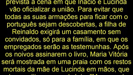 Maria Vitória CHORA no dia do CASAMENTO de Inácio na novela TEMPO DE AMAR
