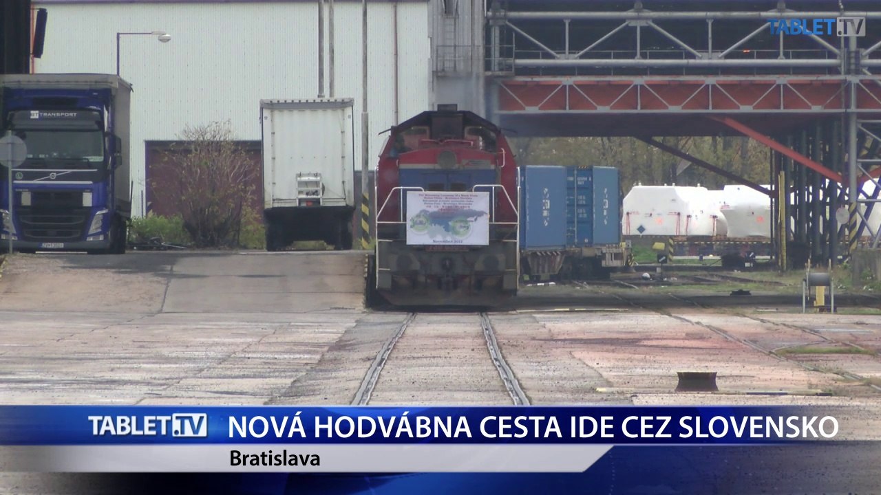 Do nákladného prístavu v Bratislave prišiel prvý skúšobný čínsky vlak