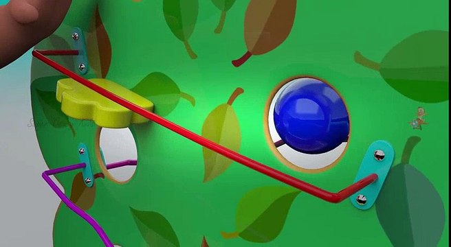 Learn Colors for Children With Wooden Hammer Toys and 3D Color Balls Kids Toddler Educational Video