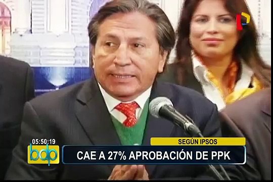 PPK: aprobación del presidente volvió a caer, según Ipsos Perú