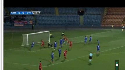 Hayk Ishkhanyan Goal Armenia	1-0	Cyprus 13.11.2017