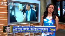 Anthony Weiner sentenced to prison.......