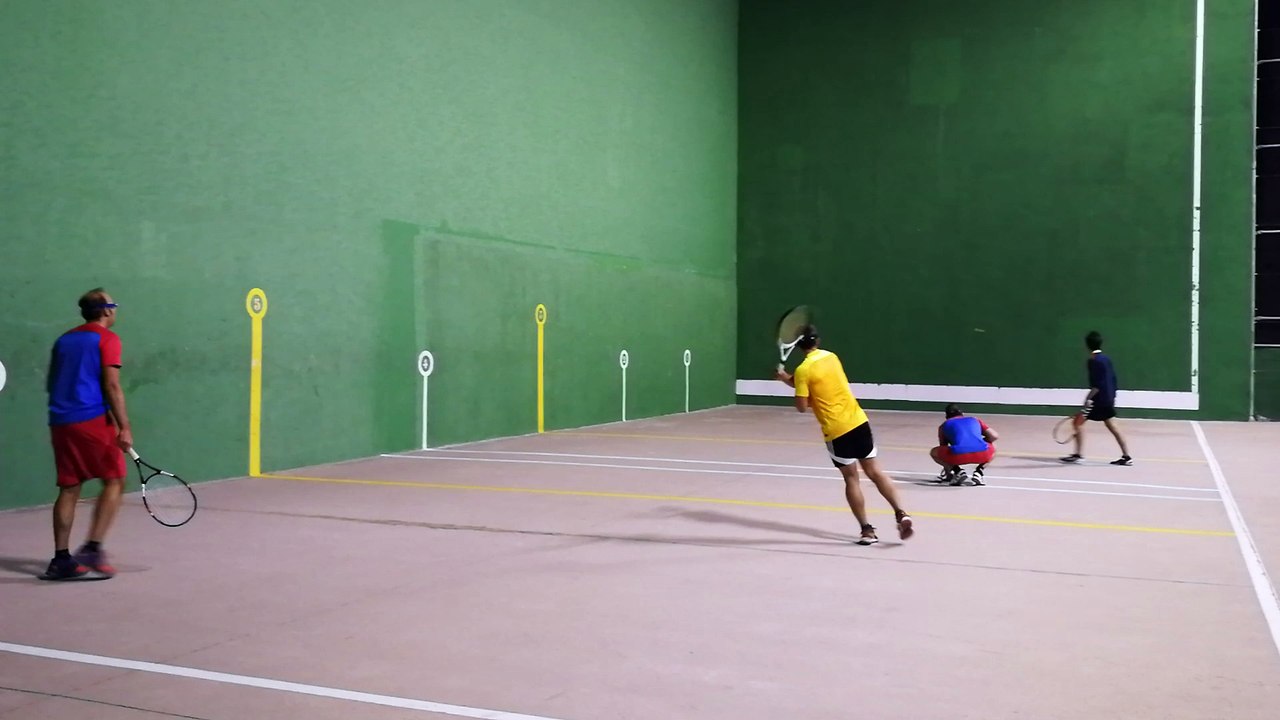Frontenis honor Rivas vs Alcalá ultimos tantos emocionantes set 2 3ª partida