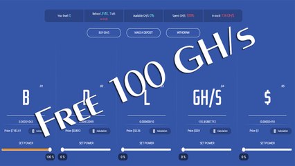 Apextop / New Cloud Mining / 100Gh/s Bonus