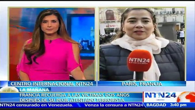 Presidente de Francia Emmanuel Macron presidió homenaje a las víctimas del atentado terrorista del 2015