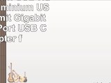 CableCreation USB Hub 3Port Aluminium USB 30 Hub mit Gigabit Ethernet Port  USB C