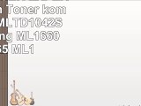 2er Pack TONER EXPERTE Premium Toner kompatibel zu MLTD1042S für Samsung ML1660