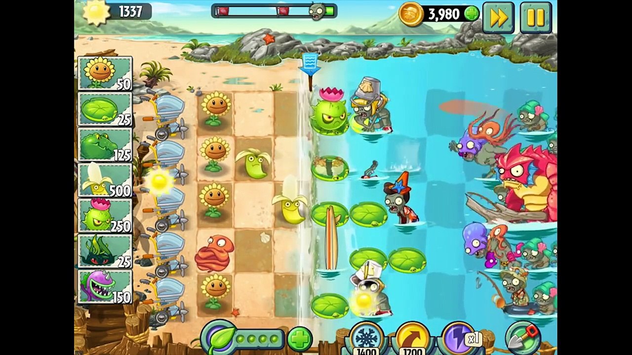 Plants vs. Zombies 2: Its About Time - Gameplay Walkthrough Part 264 - Big Wave Beach 2 Dev Diary!