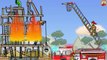 Police Car, Fire Truck, Ambulance, Tow Truck - Diggers for Children - Game Cartoons for Kids