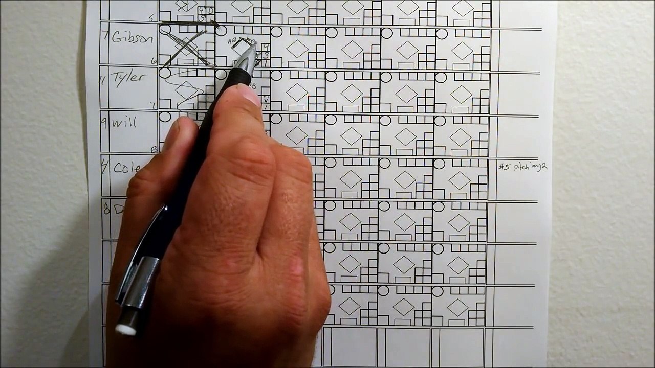 How to do baseball score keeping using a real Little League game.