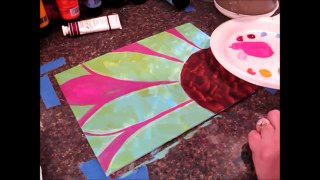 Gerbera Daisy Acrylic Painting Tutorial for Beginners (Part 1) | Free Lesson | How to Paint Daisies