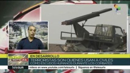 Descargar video: Destruye ejército árabe sirio posiciones de Daesh en Al Bukamal