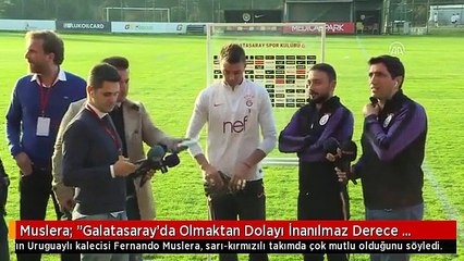 Muslera: "Galatasaray'da Olmaktan Dolayı İnanılmaz Derece Mutluyum"