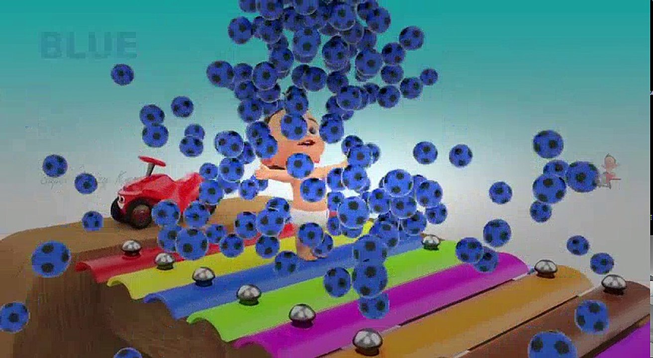Learn Colors for Children With Baby 3D Cartoon Cars  Kids Toddler Learning Edu Vehicles