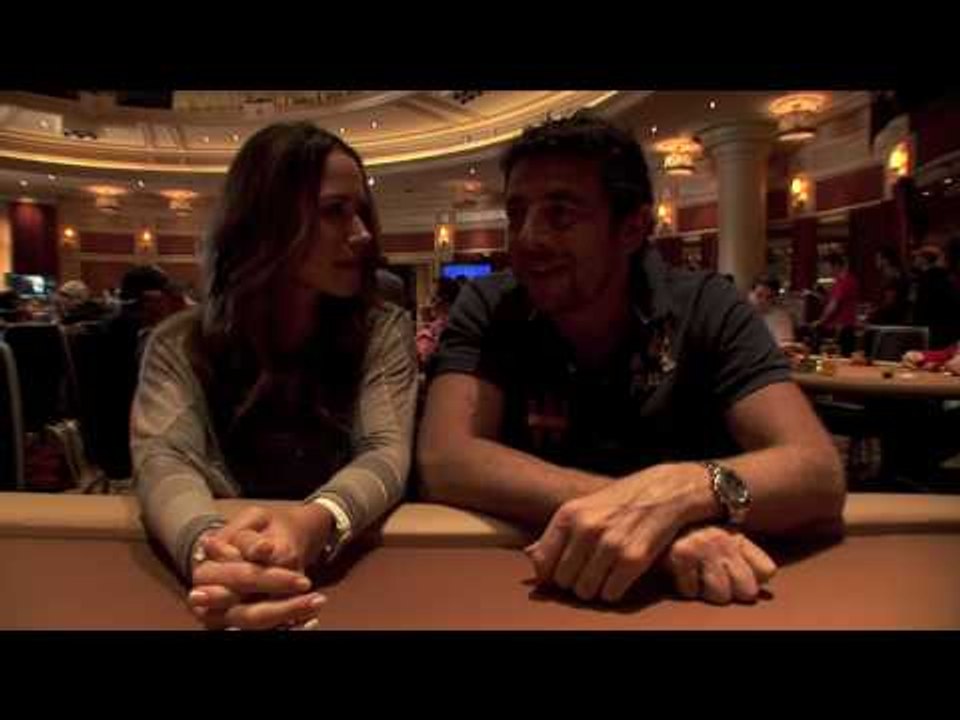 Kimberly Catches Up With Patrick Bruel At Bellagio Cup VI