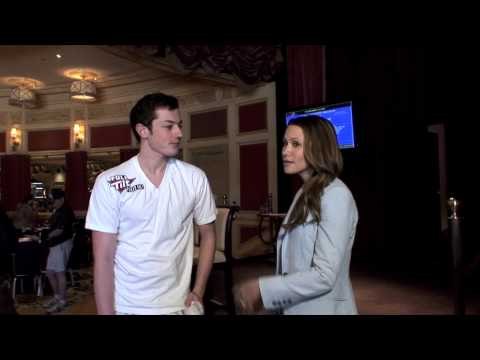 Kimberly Lansing Talks To Tom durrrr Dwan At Bellagio Cup VI