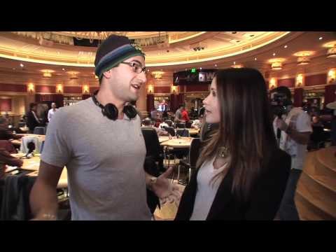 Antonio Esfandiari on Day 1 of the Five Diamond World Poker Classic