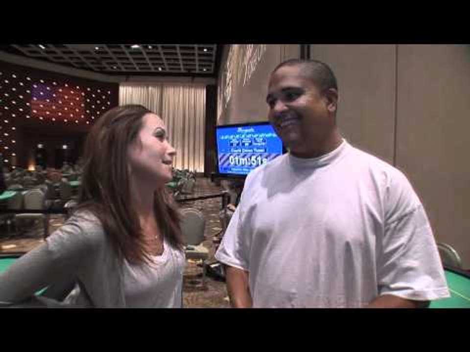 Kimberly Lansing and Irv Gotti from the Borgata Poker Open