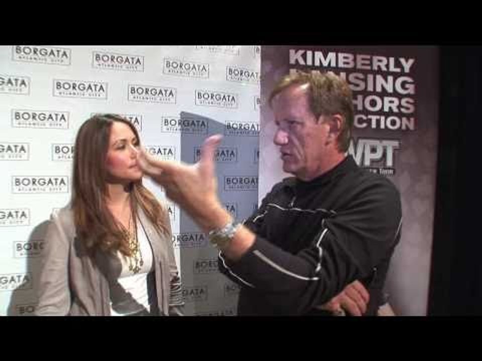 Kimberly Lansing and James Woods on Day 1B of the Borgata Poker Open