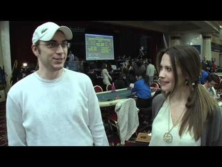 David Baker on Day 4 of the L.A. Poker Classic.