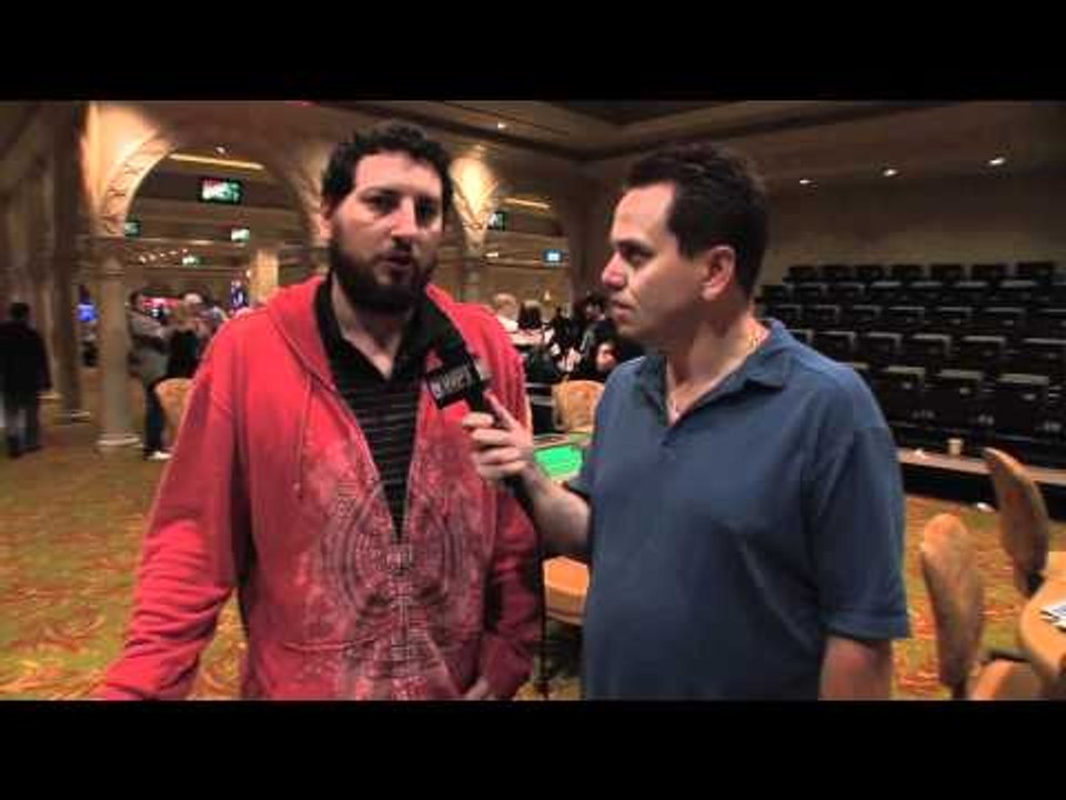 Matt Savage and Dan Makowsky at the Borgata Poker Open
