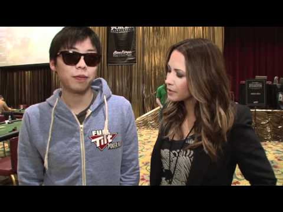 Joseph Cheong on Day 2 of the WPT Southern Poker Championship