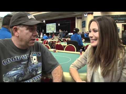 ClubWPT Qualifier Martin Woods on Day 1 of the L.A. Poker Classic