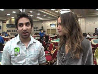 Amit Makhija on Day 2 of the L.A. Poker Classic