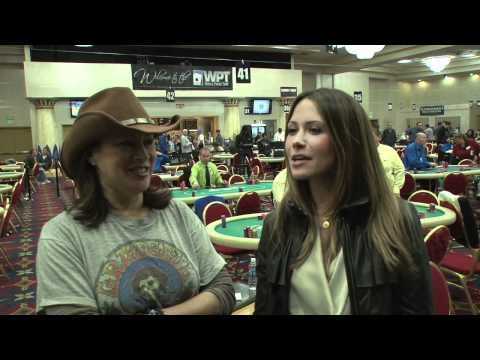 Jennifer Tilly on Day 3 of the L.A. Poker Classic