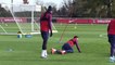 England training drills - expertly carried out by Jesse Lingard and Marcus Rashford