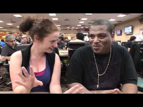 Dwyte Pilgrim on Day 3 of the Legends of Poker