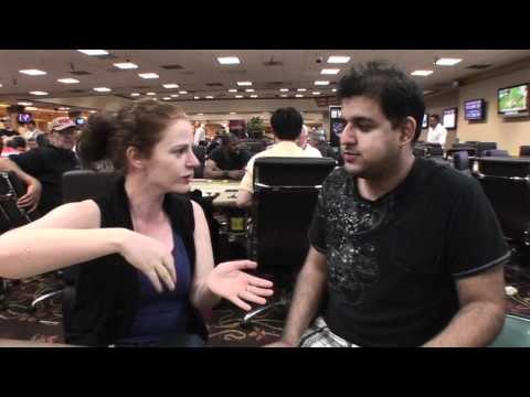 Owais Ahmed on Day 3 of the Legends of Poker