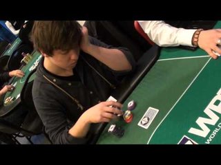Kristijonas Andrulis makes Andrea Dato fold a good hand