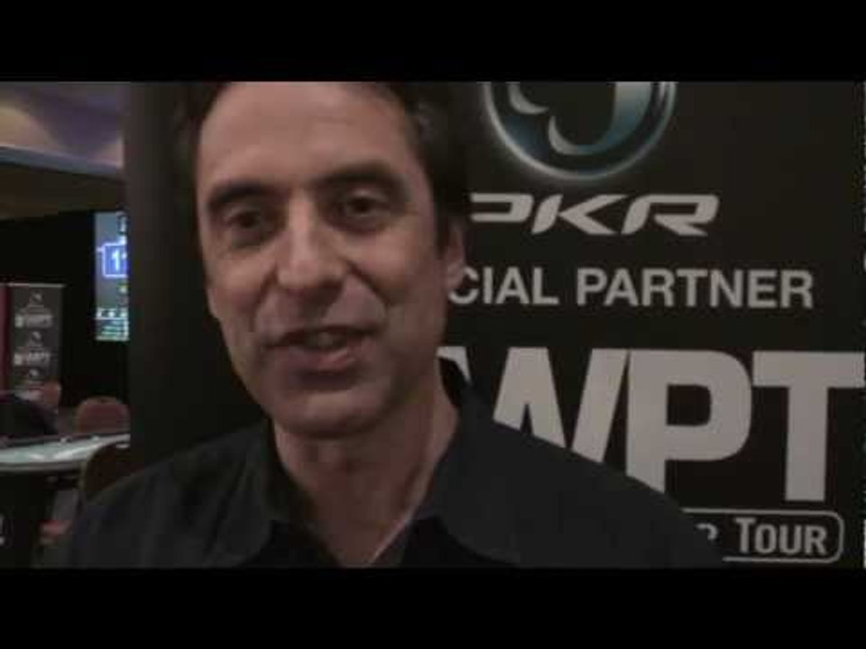 WPT Amateur Poker League Champion Berten Dragten at WPT Ireland