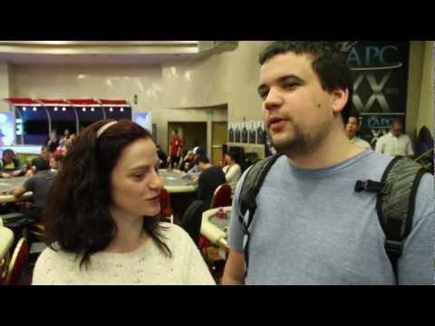 Christian Harder on Day 3 of the L.A. Poker Classic